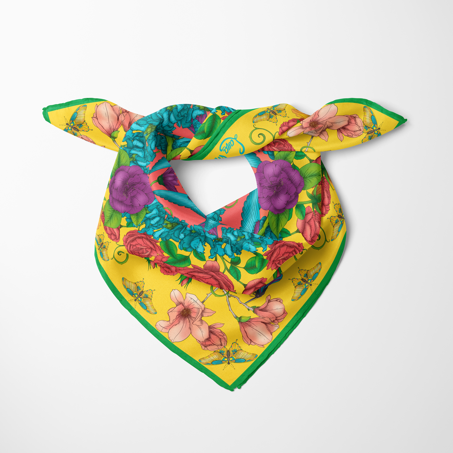 Awakening - Bright & Warm Silk Scarf