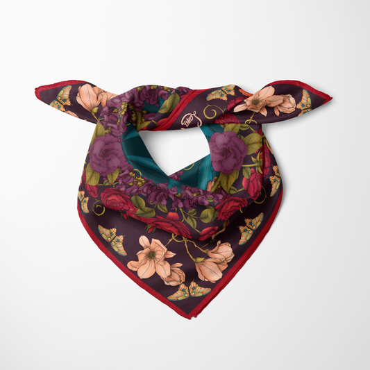 Awakening - Deep & Warm Silk Scarf