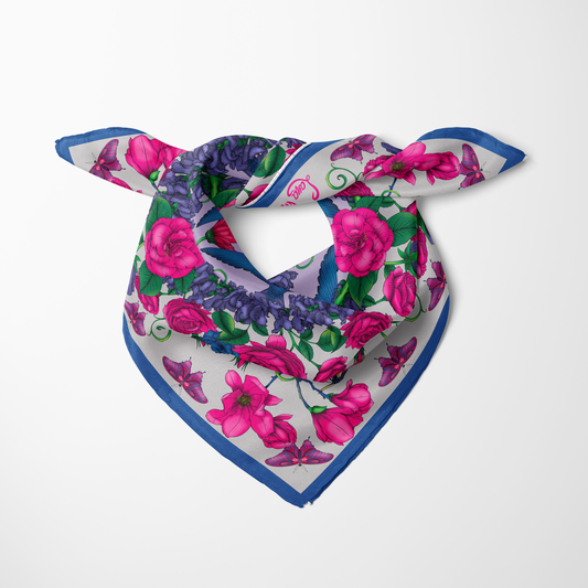 Awakening - Rich and Cool Silk Scarf