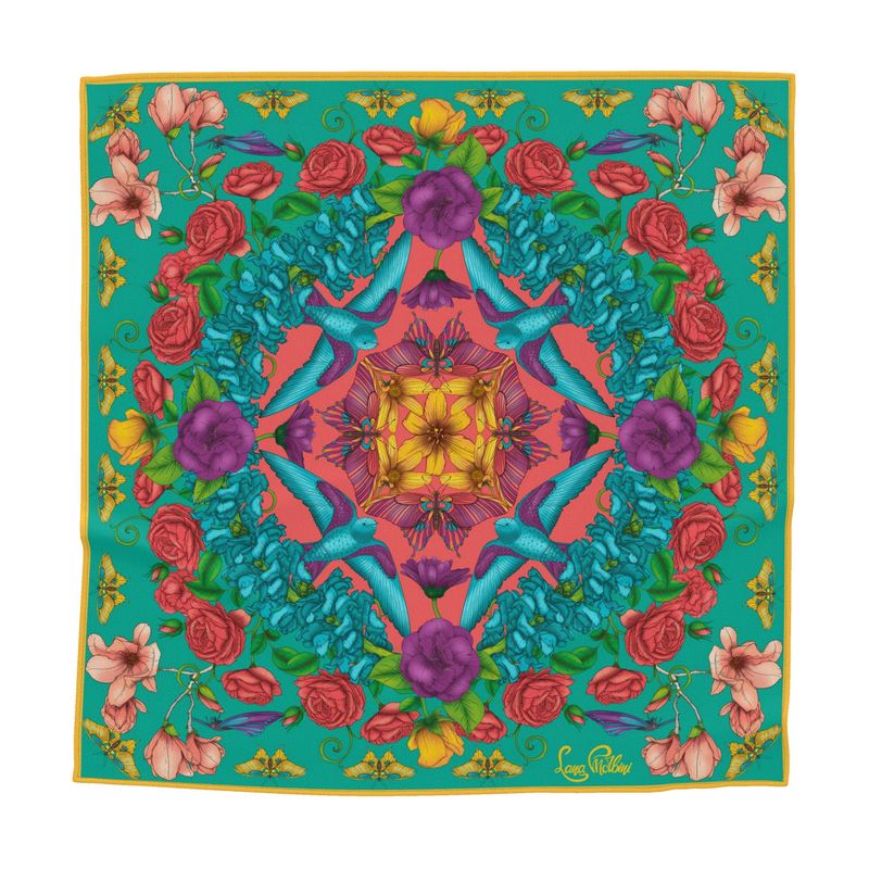 Awakening - Vivid & Warm Silk Scarf