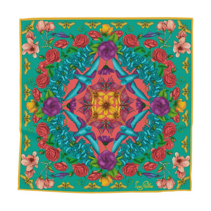 Awakening - Vivid & Warm Silk Scarf