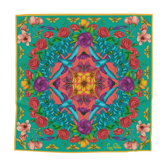 Awakening - Vivid & Warm Silk Scarf