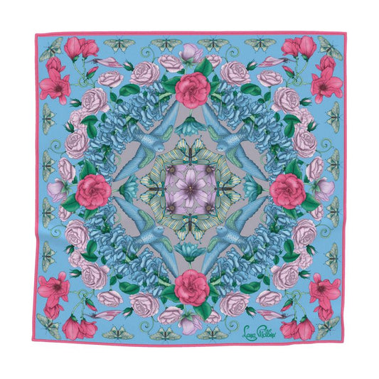 Awakening - Vivid & Cool Silk Scarf