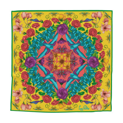 Awakening - Bright & Warm Silk Scarf