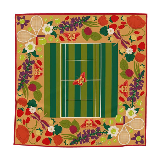 The Centre Court – Rich & Warm Silk Scarf