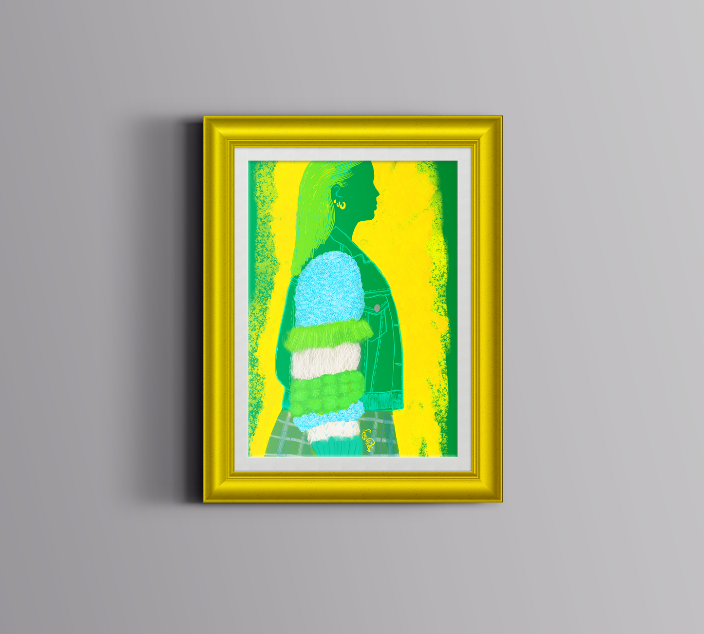 POLLYNOGG. Green & Blue