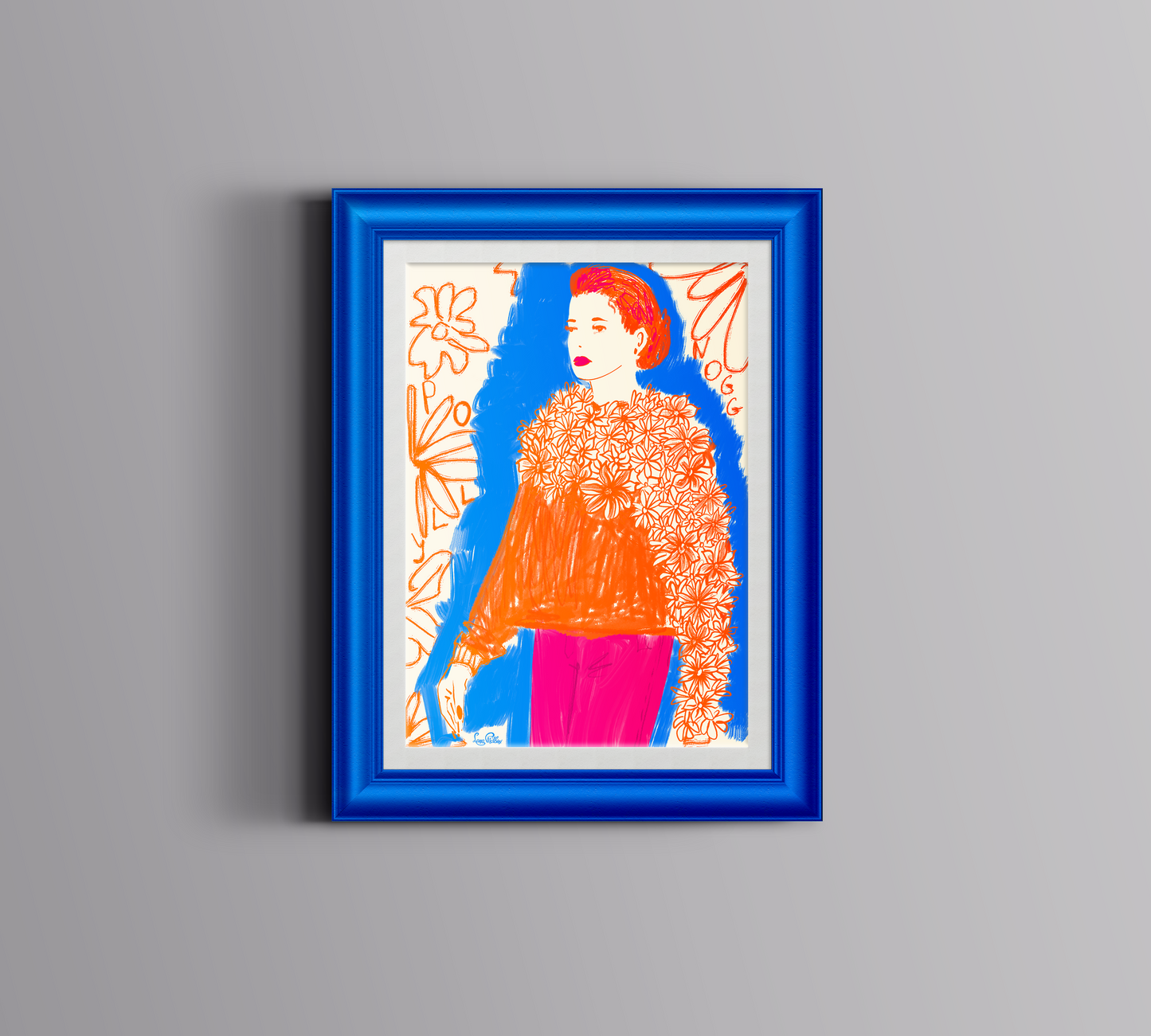 POLLYNOGG. Orange & Pink