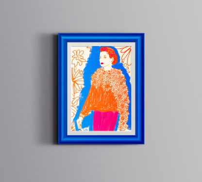 POLLYNOGG. Orange & Pink